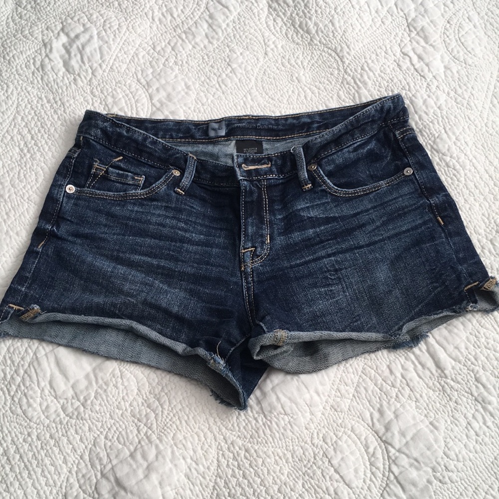 Mossimo Dark Blue Cut off Shorts